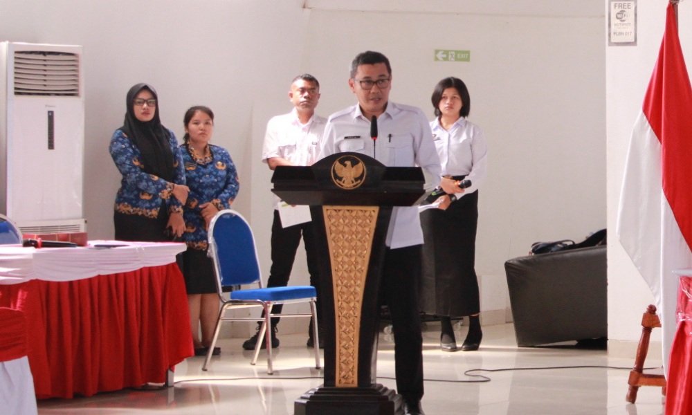 Sambutan Kakanwil Ditjenim NTT dalam Sharing Session Stakeholder
